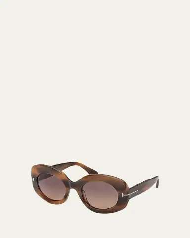 Tom Ford Claudette 51MM Oval Sunglasses | Thumbnail 2 Tom Ford Claudette 51MM Oval Sunglasses | Thumbnail 2