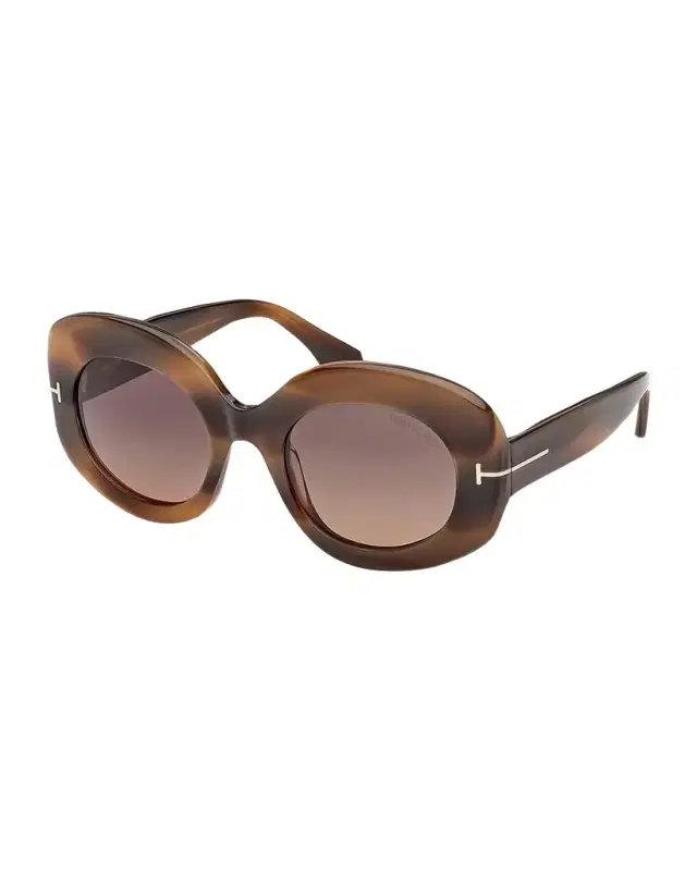 TOM FORD Claudette 51MM Oval Sunglasses
