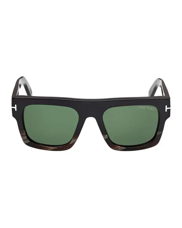 TOM FORD Men 's Icon Acetate Square Sunglasses