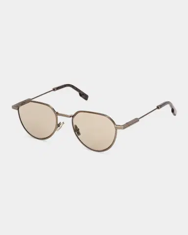 Zegna Men's Metal Round Sunglasses | Thumbnail 2 Zegna Men's Metal Round Sunglasses | Thumbnail 2