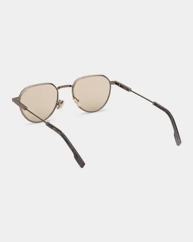 Zegna Men's Metal Round Sunglasses | Thumbnail 4 Zegna Men's Metal Round Sunglasses | Thumbnail 4