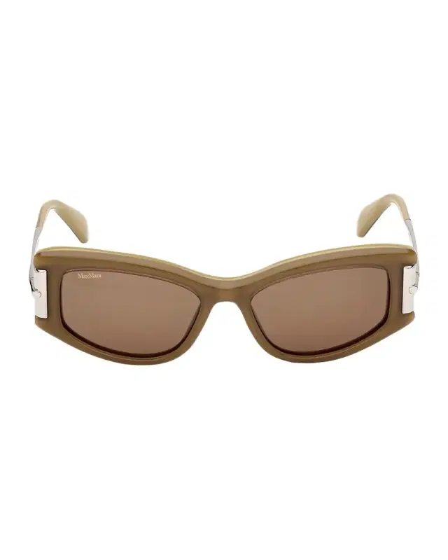 Max Mara 52MM Rectangular Sunglasses