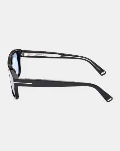 Tom Ford Men's Icon Double-Bridge Acetate Rectangle Sunglasses | Thumbnail 5 Tom Ford Men's Icon Double-Bridge Acetate Rectangle Sunglasses | Thumbnail 5