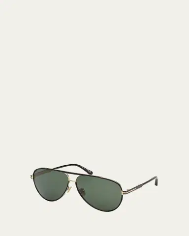 Tom Ford Rupert 63MM Aviator Sunglasses | Thumbnail 2