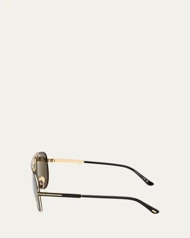 Tom Ford Rupert 63MM Aviator Sunglasses | Thumbnail 3