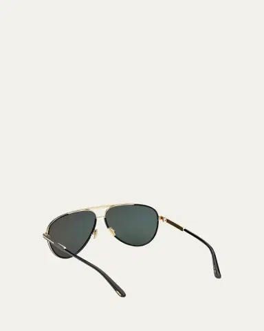 Tom Ford Rupert 63MM Aviator Sunglasses | Thumbnail 4