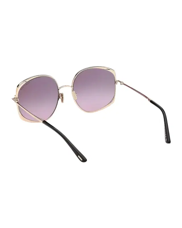 TOM FORD Abbey 58MM Geometric Sunglasses