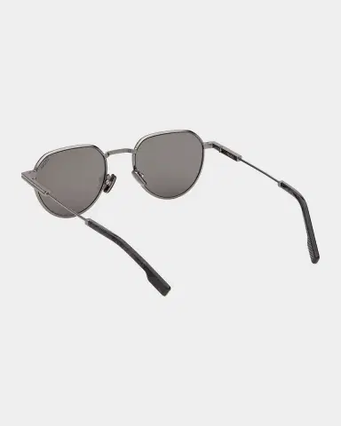 Zegna Men's Metal Round Sunglasses | Thumbnail 2