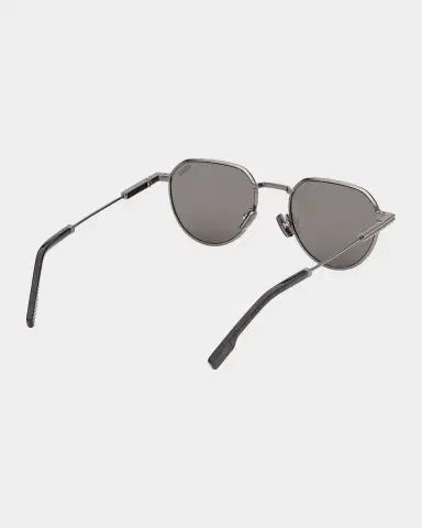 Zegna Men's Metal Round Sunglasses | Thumbnail 7