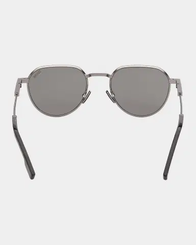 Zegna Men's Metal Round Sunglasses | Thumbnail 8