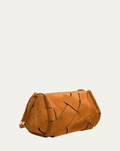 Ulla Johnson Charlotte Woven Suede Camera Bag | Thumbnail 3