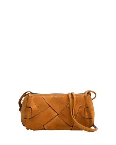 Ulla Johnson Charlotte Woven Suede Camera Bag | Thumbnail 1