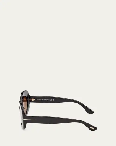 Tom Ford Claudette 51MM Oval Sunglasses | Thumbnail 3 Tom Ford Claudette 51MM Oval Sunglasses | Thumbnail 3