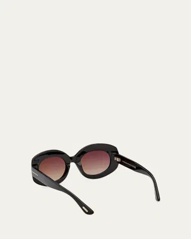 Tom Ford Claudette 51MM Oval Sunglasses | Thumbnail 4 Tom Ford Claudette 51MM Oval Sunglasses | Thumbnail 4