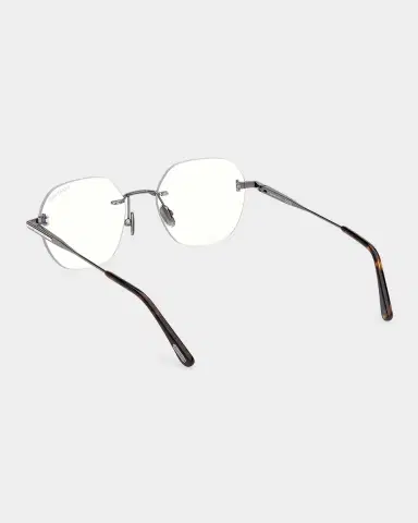 Tom Ford Men's Rimless T-Logo Metal Round Eyeglasses | Thumbnail 2 Tom Ford Men's Rimless T-Logo Metal Round Eyeglasses | Thumbnail 2