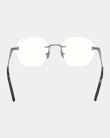 Tom Ford Men's Rimless T-Logo Metal Round Eyeglasses | Thumbnail 5 Tom Ford Men's Rimless T-Logo Metal Round Eyeglasses | Thumbnail 5