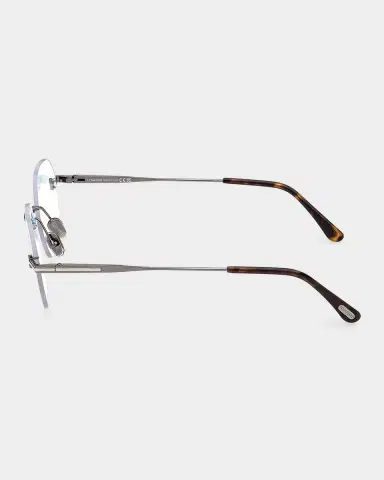 Tom Ford Men's Rimless T-Logo Metal Round Eyeglasses | Thumbnail 7 Tom Ford Men's Rimless T-Logo Metal Round Eyeglasses | Thumbnail 7