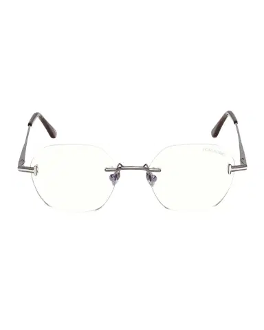 Tom Ford Men's Rimless T-Logo Metal Round Eyeglasses | Thumbnail 1 Tom Ford Men's Rimless T-Logo Metal Round Eyeglasses | Thumbnail 1