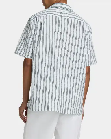 Dolce & Gabbana Men's Poplin Multi-Stripe Pocket Short-Sleeve Shirt | Thumbnail 3 Dolce & Gabbana Men's Poplin Multi-Stripe Pocket Short-Sleeve Shirt | Thumbnail 3