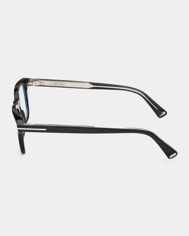 Tom Ford Men's T-Logo Acetate Rectangle Eyeglasses | Thumbnail 5 Tom Ford Men's T-Logo Acetate Rectangle Eyeglasses | Thumbnail 5