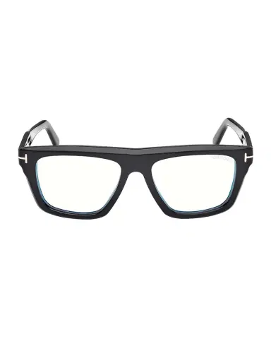 Tom Ford Men's T-Logo Acetate Rectangle Eyeglasses | Thumbnail 1 Tom Ford Men's T-Logo Acetate Rectangle Eyeglasses | Thumbnail 1