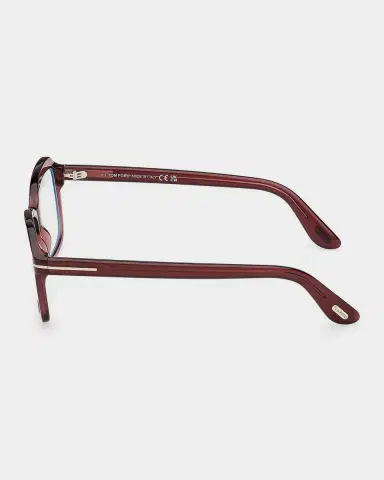 Tom Ford 54MM Blue Block Rectangular Eyeglasses | Thumbnail 3