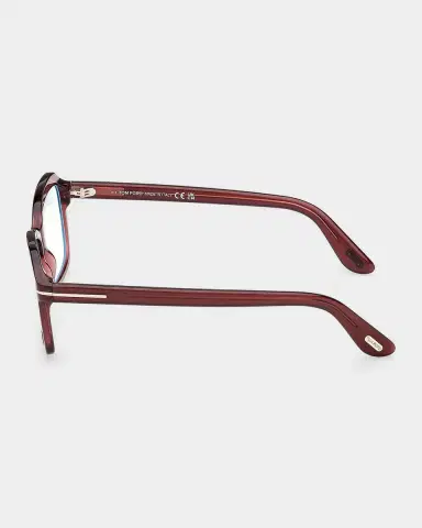 Tom Ford 54MM Blue Block Rectangular Eyeglasses | Thumbnail 6