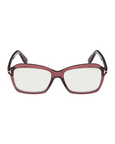 Tom Ford 54MM Blue Block Rectangular Eyeglasses | Thumbnail 1