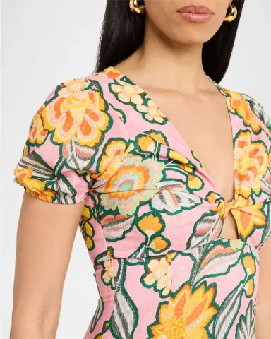 Misa Los Angeles Amara Desert Floral Midi Dress | Thumbnail 5 Misa Los Angeles Amara Desert Floral Midi Dress | Thumbnail 5