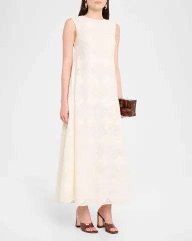Misa Los Angeles Sylvie Crochet Maxi Dress | Thumbnail 4