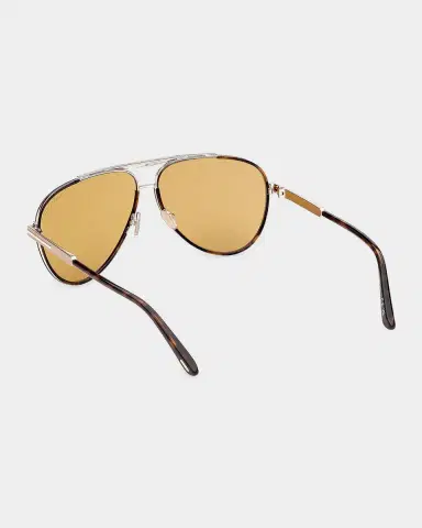Tom Ford Men's Rupert 02 63mm Metal & Acetate Aviator Sunglasses | Thumbnail 2 Tom Ford Men's Rupert 02 63mm Metal & Acetate Aviator Sunglasses | Thumbnail 2