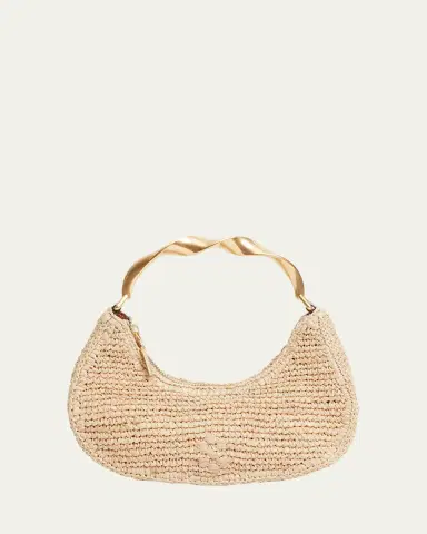 Simkhai Nixi Twist Raffia Top-Handle Bag | Thumbnail 4