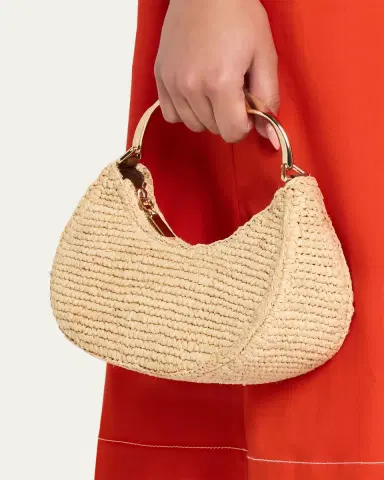 Simkhai Nixi Twist Raffia Top-Handle Bag | Thumbnail 6
