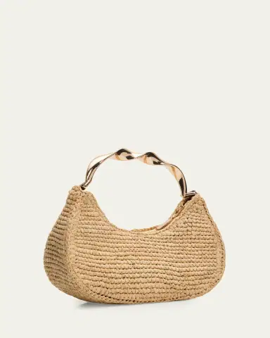 Simkhai Nixi Twist Raffia Top-Handle Bag | Thumbnail 7