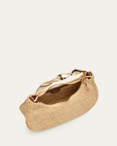 Simkhai Nixi Twist Raffia Top-Handle Bag | Thumbnail 8
