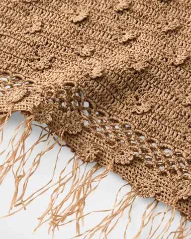 Lafayette 148 New York Floral Paper Ribbon Crochet Sweater | Thumbnail 7 Lafayette 148 New York Floral Paper Ribbon Crochet Sweater | Thumbnail 7