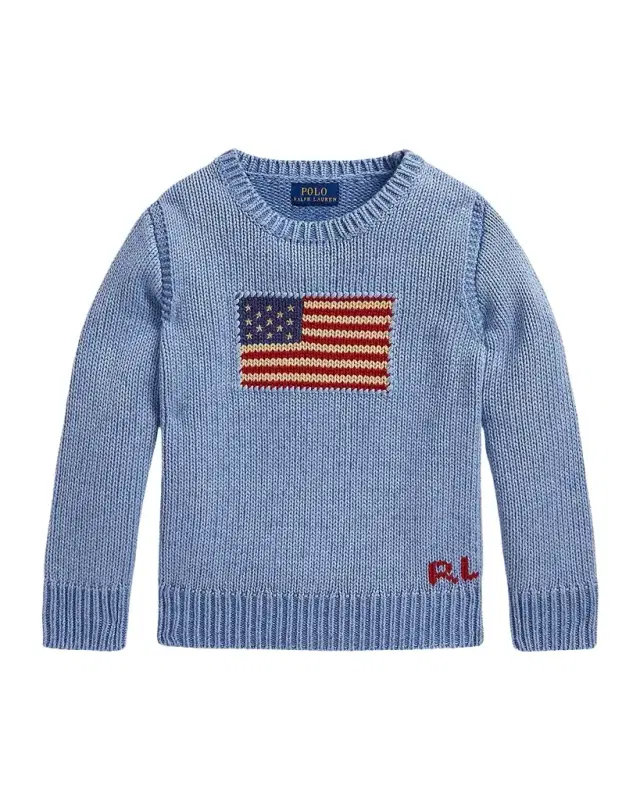 Little Boy 's & Boy 's The Iconic Flag Sweater