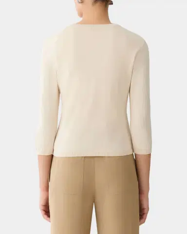 Lafayette 148 New York Cotton-Silk Knit Cardigan | Thumbnail 3 Lafayette 148 New York Cotton-Silk Knit Cardigan | Thumbnail 3