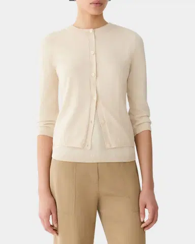 Lafayette 148 New York Cotton-Silk Knit Cardigan | Thumbnail 4 Lafayette 148 New York Cotton-Silk Knit Cardigan | Thumbnail 4