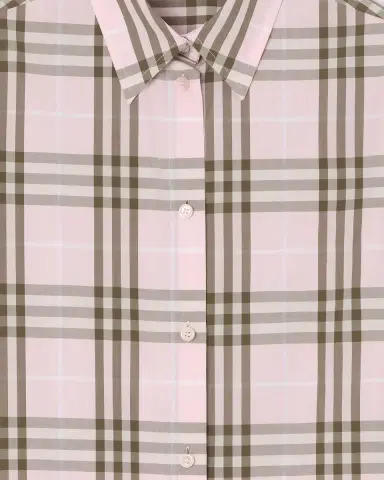 Burberry Emma Check Cotton Poplin Button-Down Shirt | Thumbnail 4 Burberry Emma Check Cotton Poplin Button-Down Shirt | Thumbnail 4
