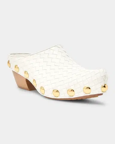 Bottega Veneta 30mm Gondola Intrecciato Leather Clogs | Thumbnail 4