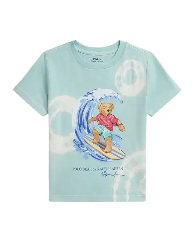 Little Boy 's & Boy 's Tie-Dye Polo Bear Cotton Tee