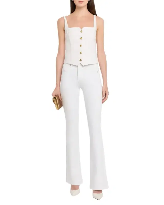 Kelcey Sleeveless Button-Front Top