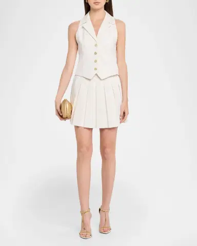 ALICE + OLIVIA Alicia Vest Mini Dress | Thumbnail 2 ALICE + OLIVIA Alicia Vest Mini Dress | Thumbnail 2