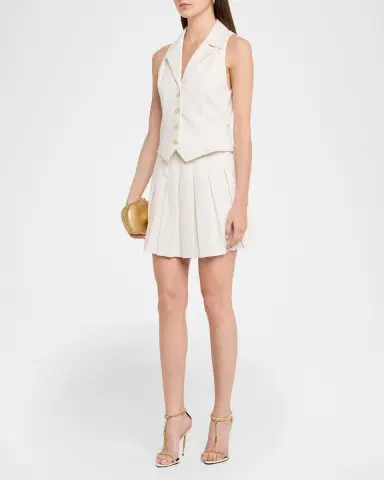 ALICE + OLIVIA Alicia Vest Mini Dress | Thumbnail 4 ALICE + OLIVIA Alicia Vest Mini Dress | Thumbnail 4