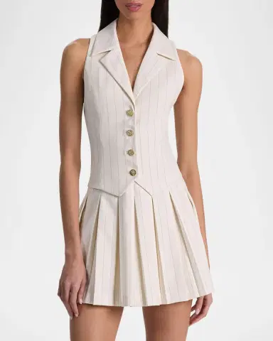 ALICE + OLIVIA Alicia Vest Mini Dress | Thumbnail 6 ALICE + OLIVIA Alicia Vest Mini Dress | Thumbnail 6