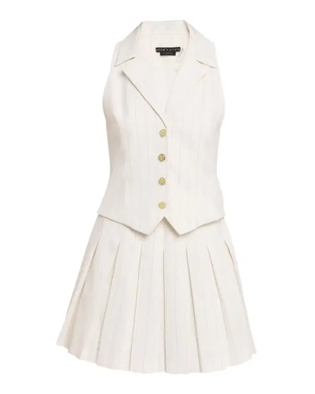 ALICE + OLIVIA Alicia Vest Mini Dress
