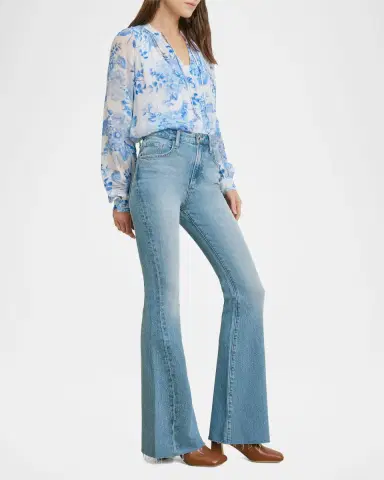 Favorite Daughter The Sincerely Yours Chiffon Blouse | Thumbnail 4 Favorite Daughter The Sincerely Yours Chiffon Blouse | Thumbnail 4
