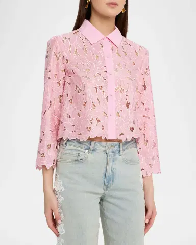 Generation Love Talsie Lace Embroidered Blouse | Thumbnail 4 Generation Love Talsie Lace Embroidered Blouse | Thumbnail 4