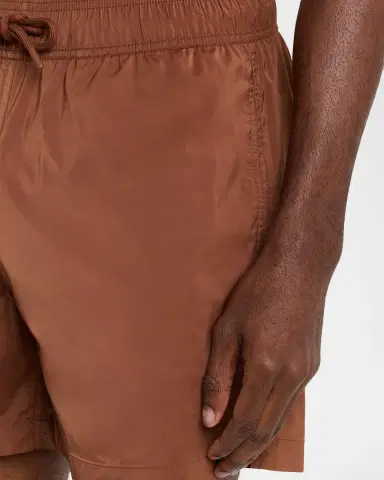 Frescobol Carioca Men's Salvador Elastic-Waistband Swim Trunks | Thumbnail 4